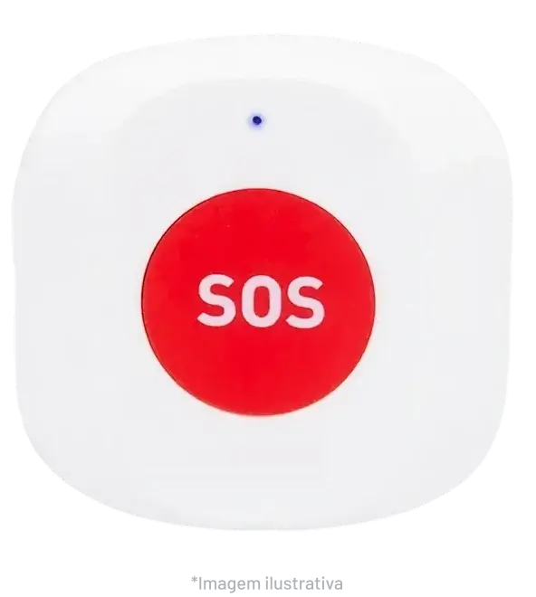 Botão SOS da Olli para emergências