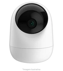 Câmera inteligente Olli 360° com rotação e monitoramento