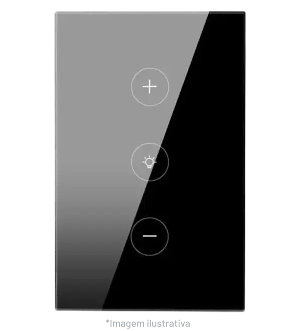 Interruptor touch dimmer Olli para ajustar intensidade da luz