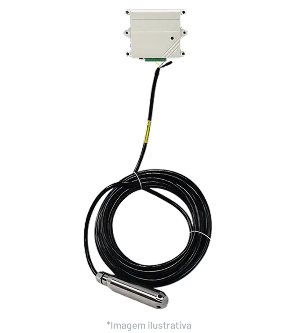 Sensor LoRaWAN Olli para medição de nível de água com sonda submersível