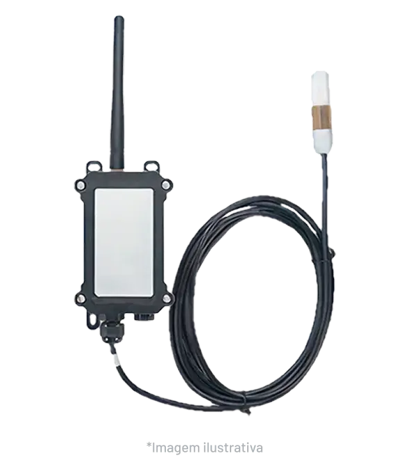 Sensor de temperatura LoRaWAN Olli com sonda externa para medições precisas